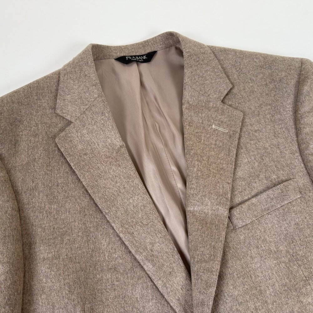 Jos. A. Bank Men's 100% Cashmere Blazer – Size 42R – Taupe